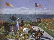 Claude Monet Terrace at Saint-Adresse Sweden oil painting artist